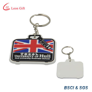 Kundenspezifischer hochwertiger britischer PVC-Schlüsselanhänger für Geschenk (LM1803)